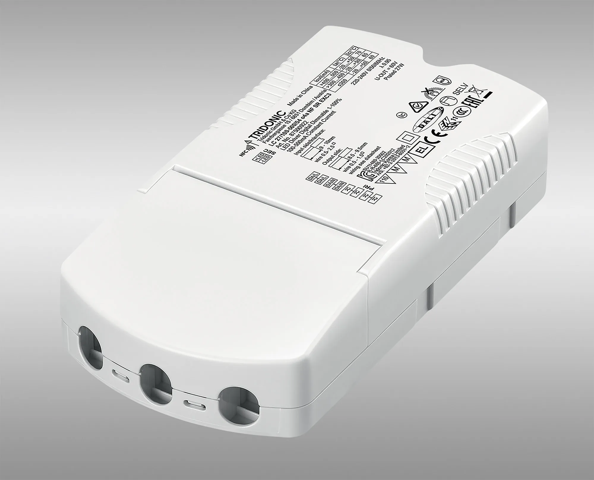 27W 100-500mA 54V o4a NF SR EXC3 EXCITE Constant Current LED Driver 87500922  Tridonic LC